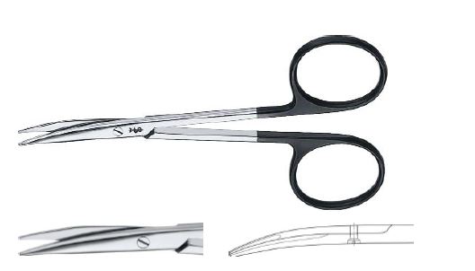 Стівенс супергострі ножиці вигнуті 110 мм 13 мм